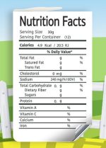 Delmast Brown Garlic Pickle Nutrition