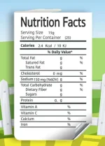 Delmast Green Pepper Pickle Nutrition