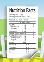 Delmast Mixed Vegetable Pickle Nutrition