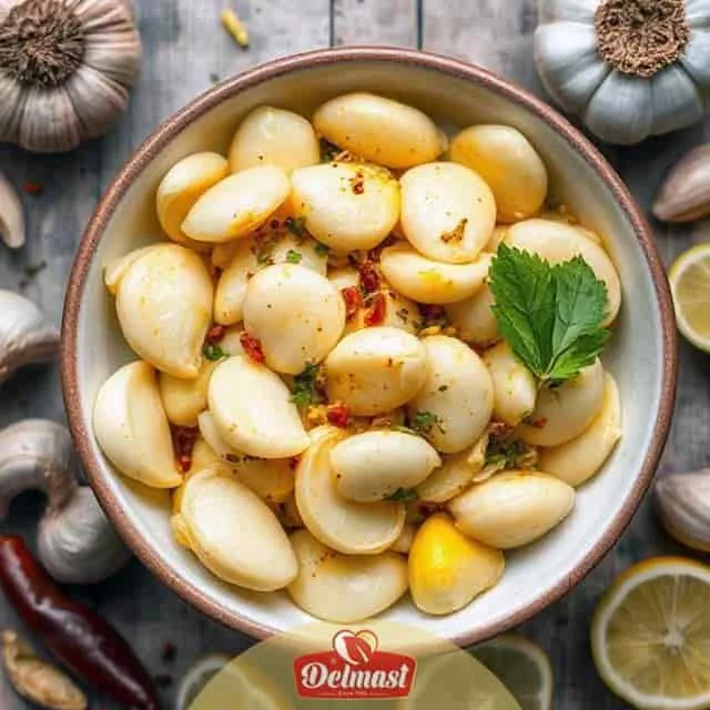 Iran Delmast White Garlic Pickle