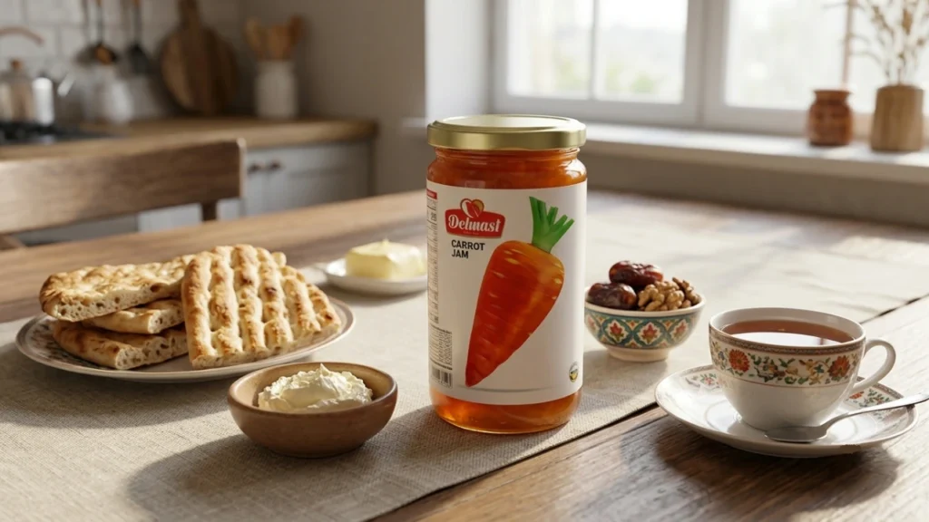 delmast carrot jam