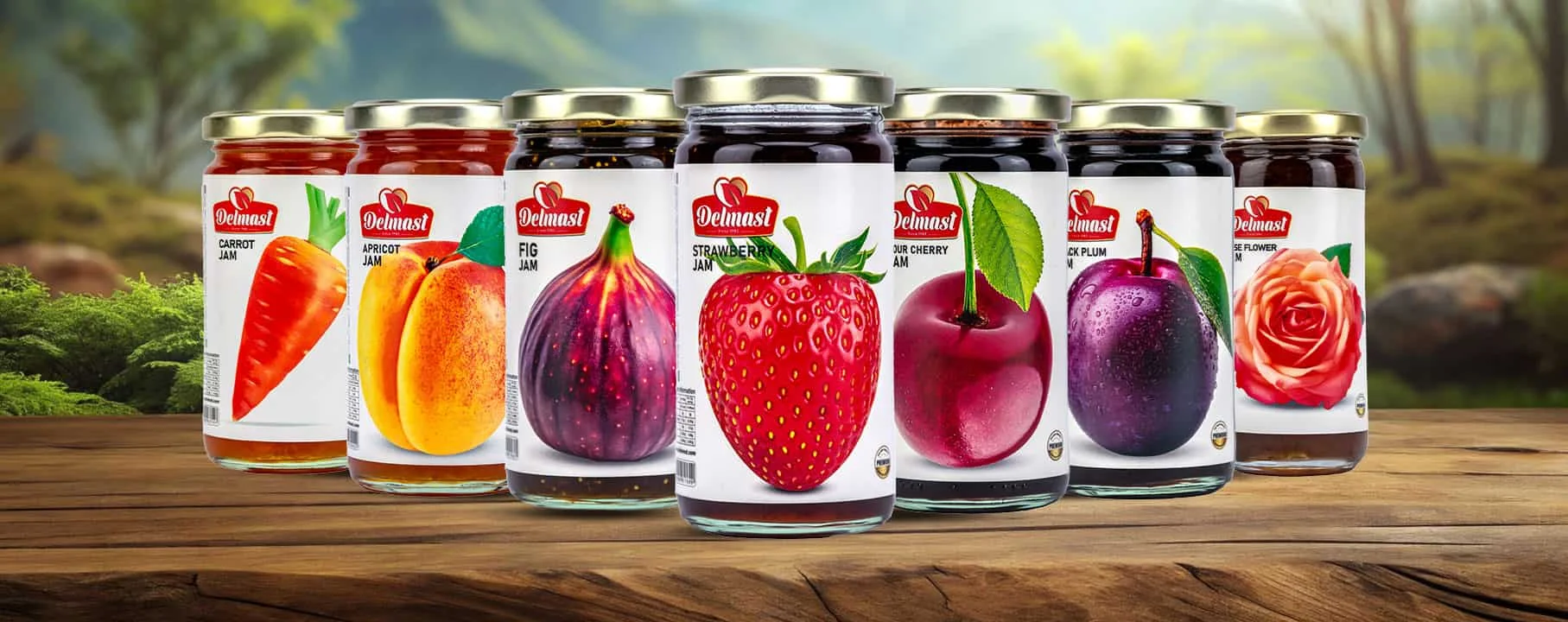 Delmast Premium Jams Variety