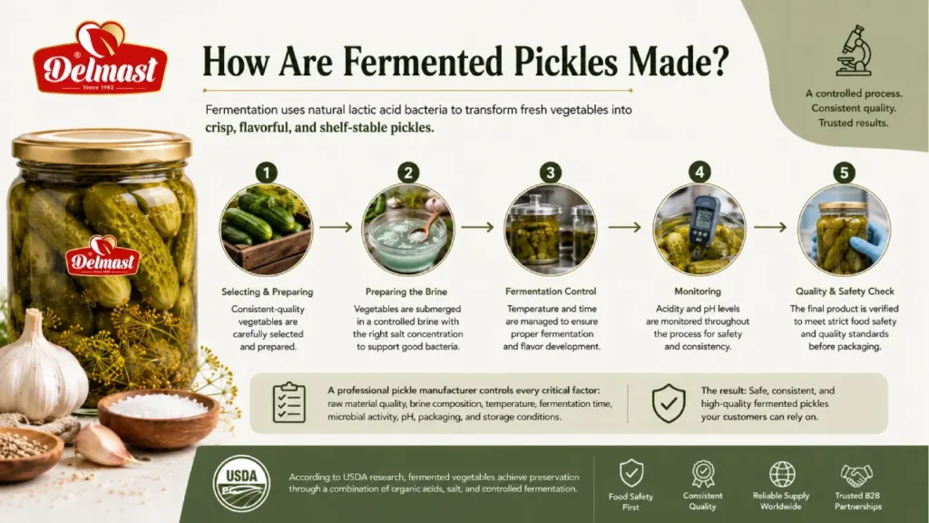 How Are Fermented Pickles Made?