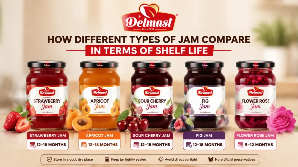 How Different Types of Jam Compare in Terms of Shelf Life