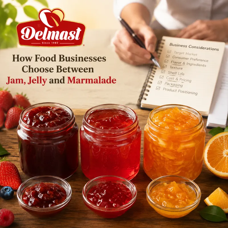 How Food Businesses Choose Between Jam, Jelly and Marmalade