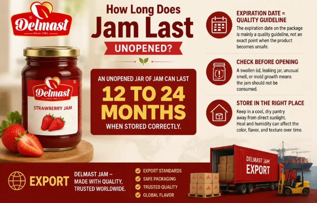 How Long Does Jam Last Unopened?