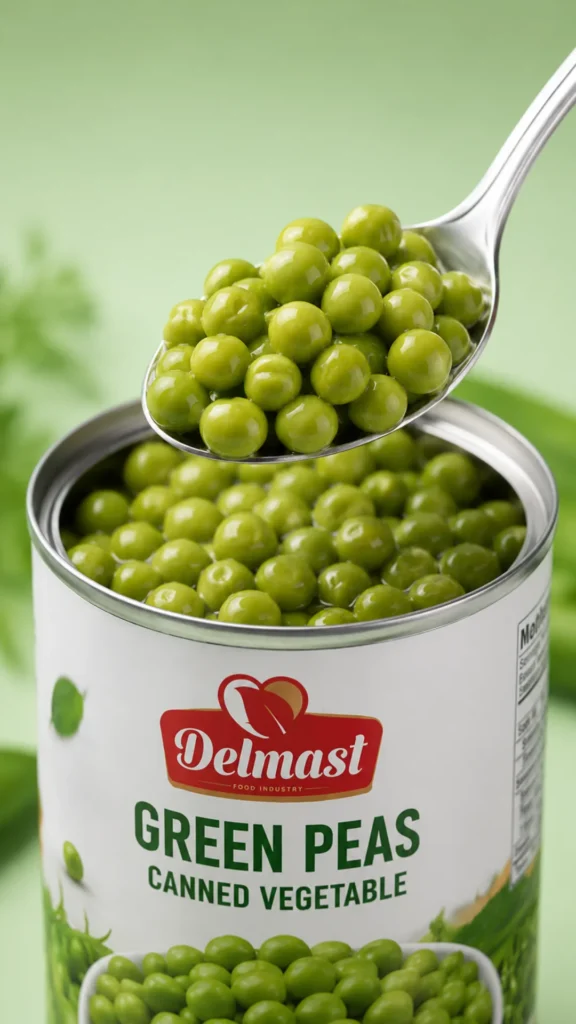 Key Features of Delmast Canned Green Peas