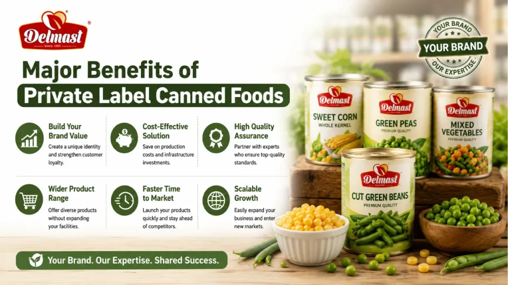Major Benefits of Private Label Canned Foods