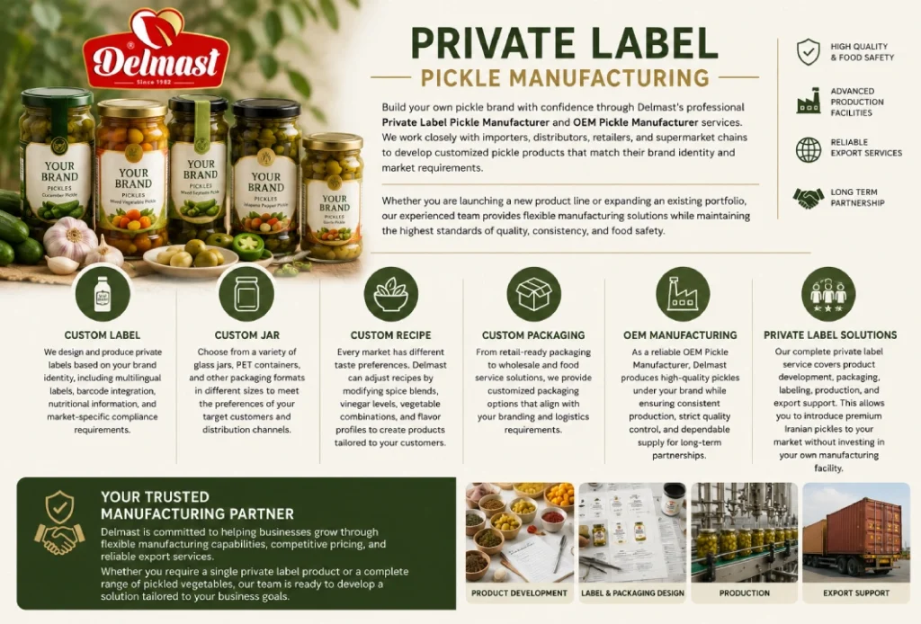 Private Label Pickle Manufacturing