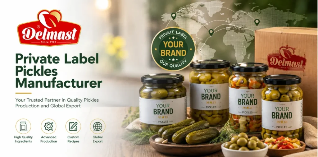 Private Label Pickles Manufacturer Delmast