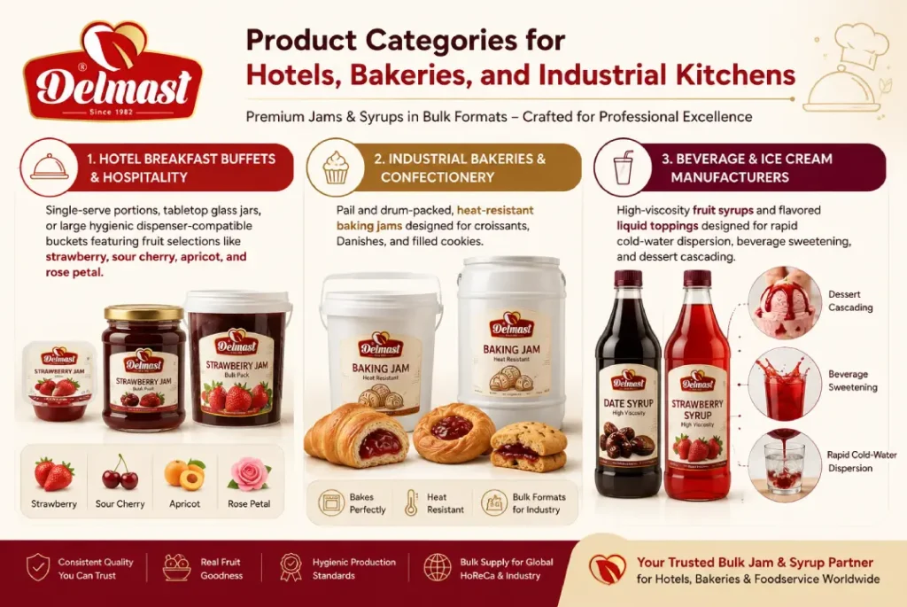 Product Categories for Hotels, Bakeries, and Industrial Kitchens