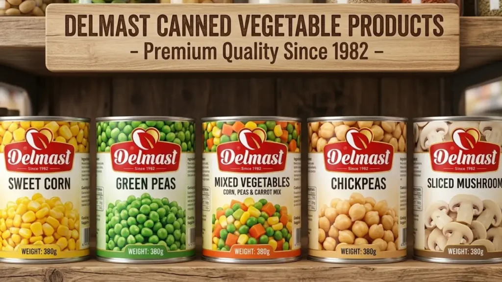 delmast canned veg