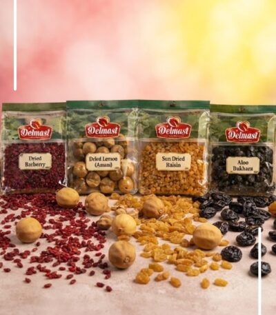 Dried Fruits (Dried Barberry, Dried Lemon ( Amani ), Sun Dried Raisin, Aloo Bukhara)