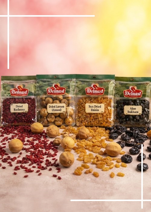 Dried Fruits (Dried Barberry, Dried Lemon ( Amani ), Sun Dried Raisin, Aloo Bukhara) Dried Fruits (Dried Barberry, Dried Lemon ( Amani ), Sun Dried Raisin, Aloo Bukhara)