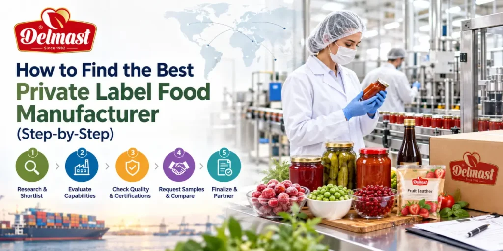 How to Find the Best Private Label Food Manufacturer (Step-by-Step)