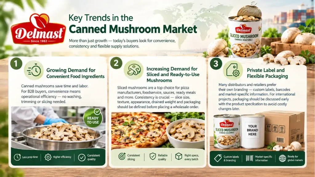 canned mushroom market supplier
