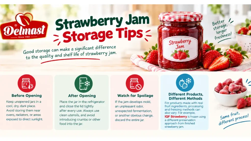 Strawberry Jam Storage Tips